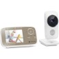 Motorola VM483 Baby videoskærm 300 m FHSS Guld, Hvid